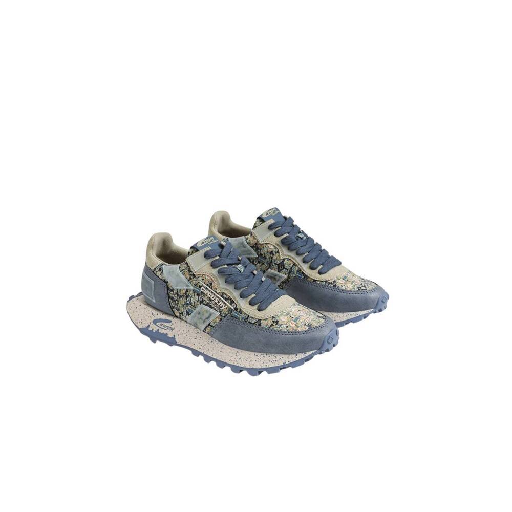 NEW CIRCUS.NY women's devyn sneakers in blue/khaki